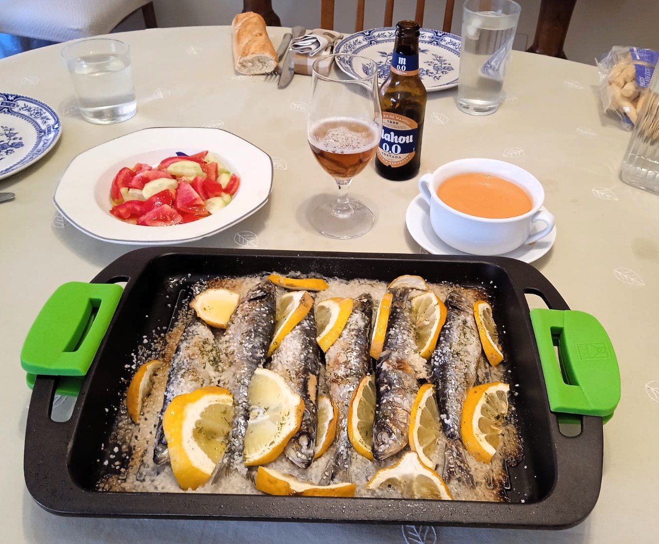 Sardinas Asadas a la Sal
