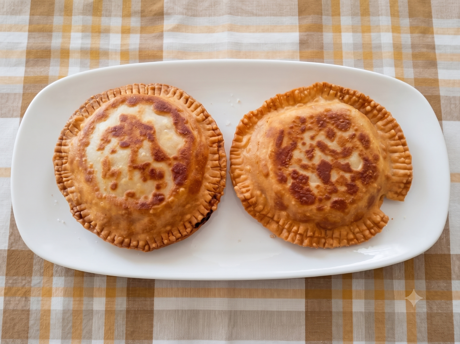 zEmpanaditas con langostinos y bacalao