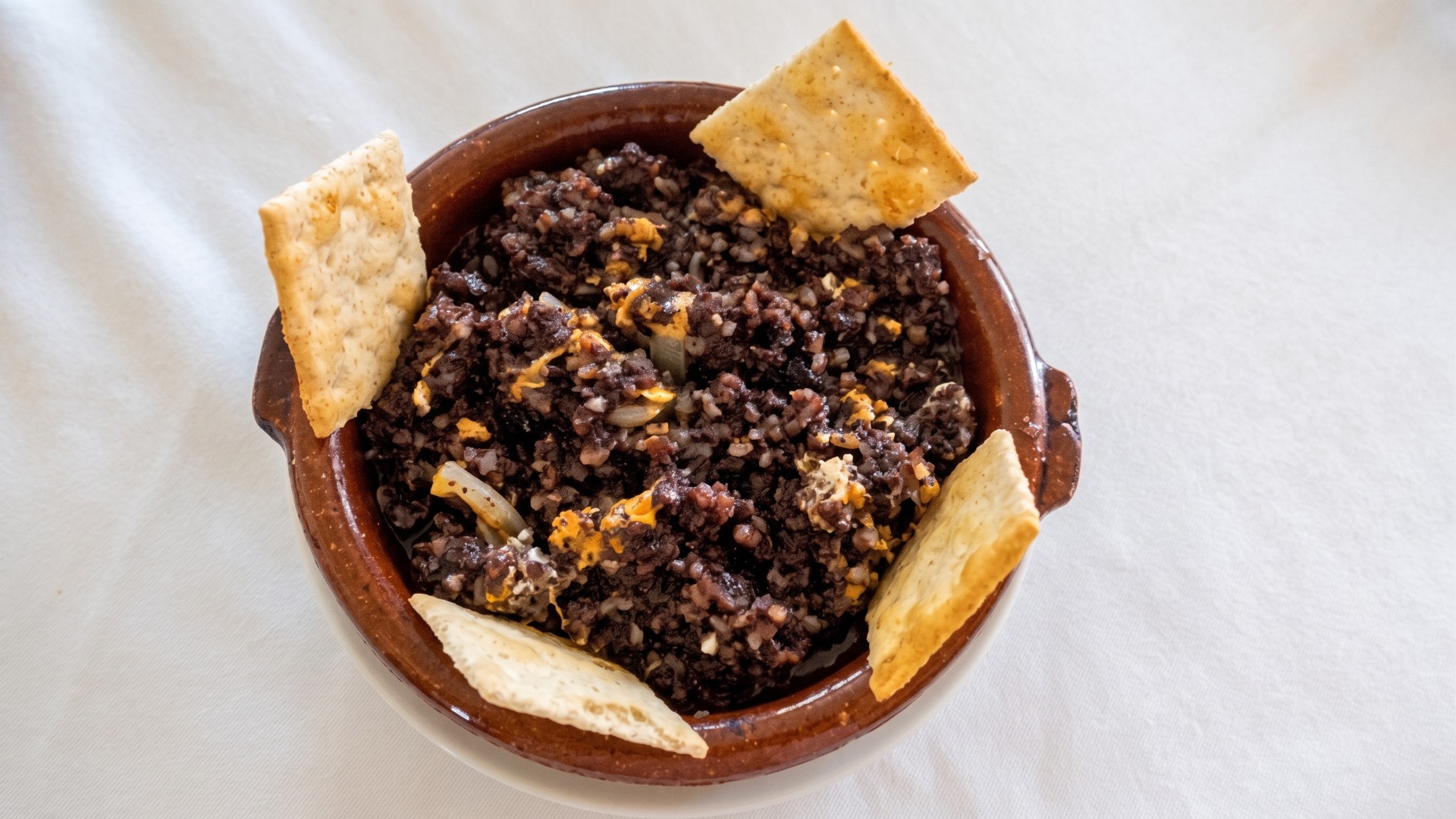 Revuelto de morcilla de Burgos